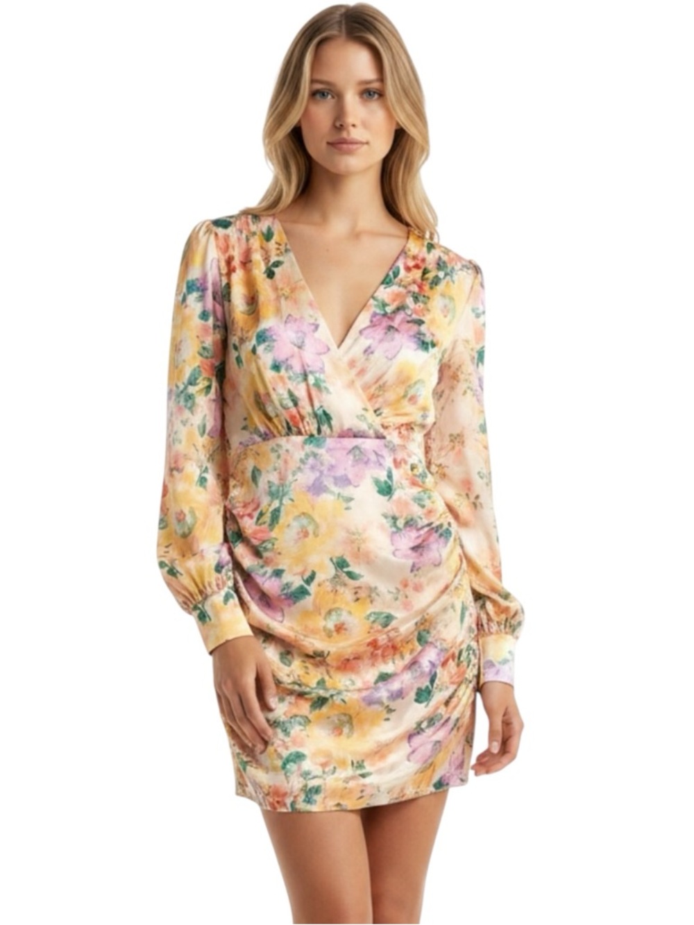 Showpo Yellow Floral Dress